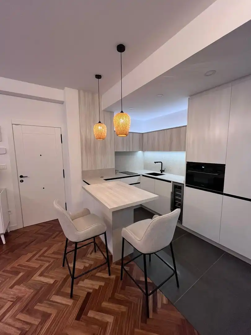 Cocina de Apartamento de alquiler en A Coruña Capital  con Calefacción y Amueblado