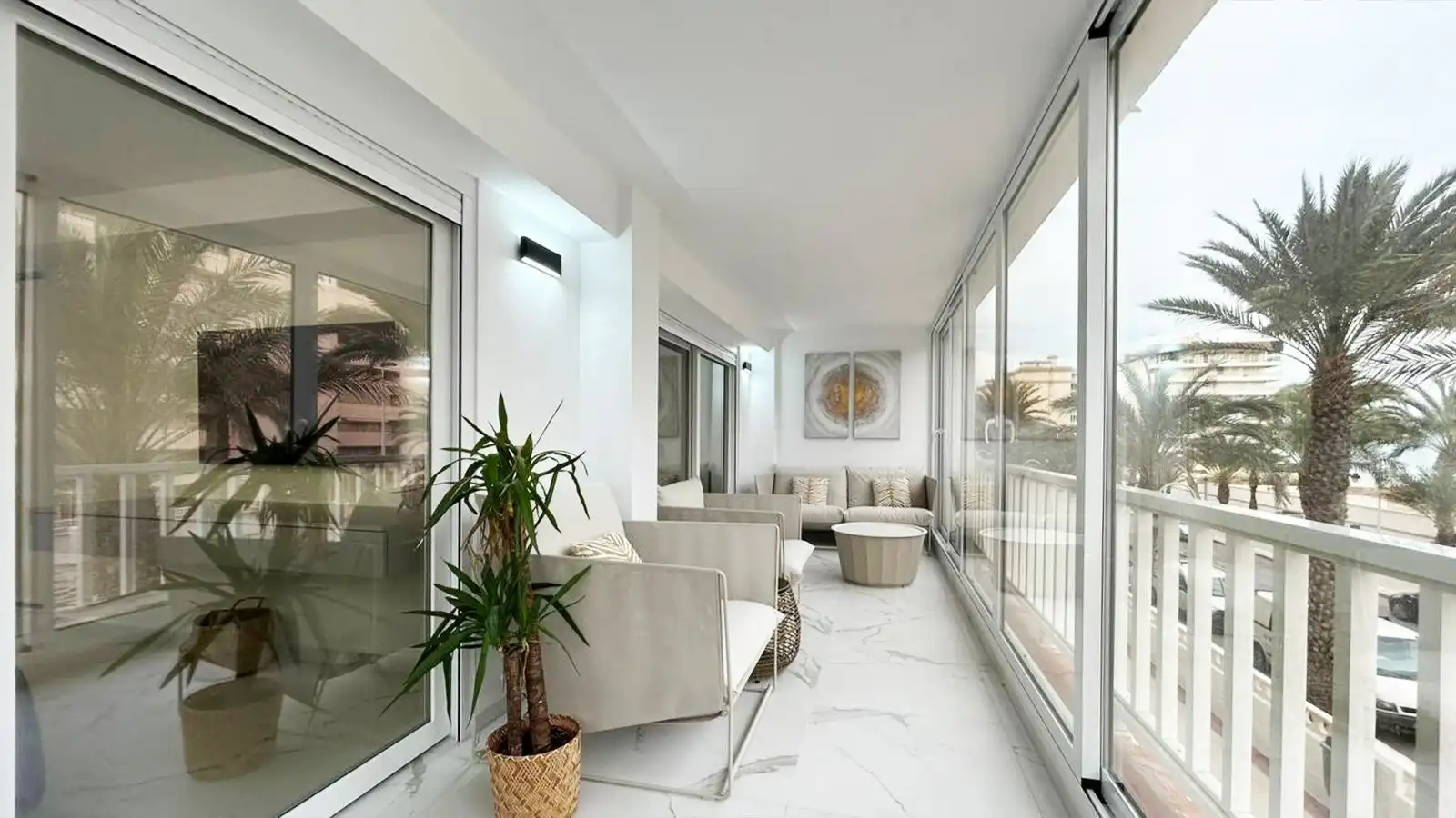 Terraza de Apartamento en venta en Elche / Elx con Aire acondicionado, Terraza y Amueblado