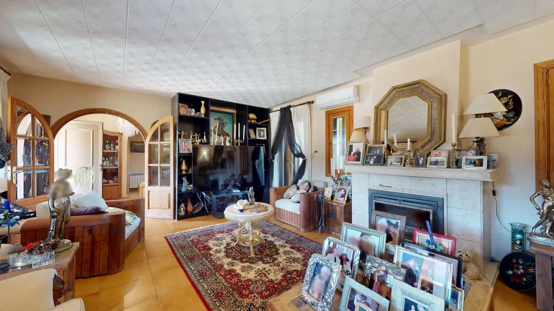Sala de estar de Casa o chalet en venta en  Palma de Mallorca con Aire acondicionado, Calefacción y Jardín privado