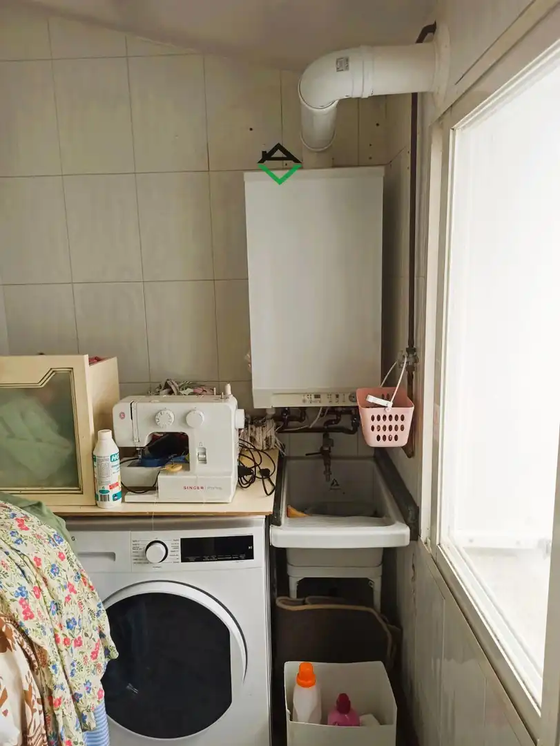 Cocina de Ático en venta en Cangas  con Calefacción, Terraza y Amueblado