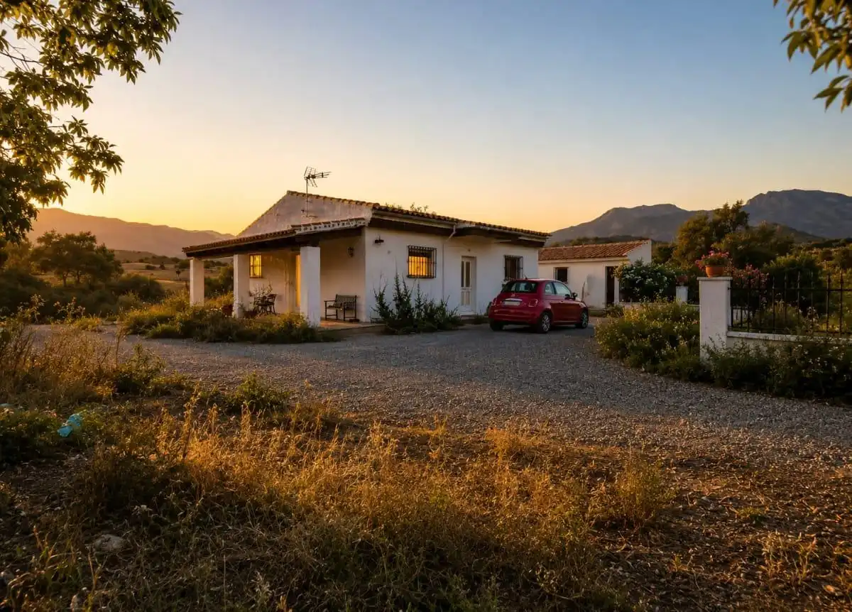 Vista exterior de Casa o chalet en venta en Tolox con Aire acondicionado, Jardín privado y Terraza