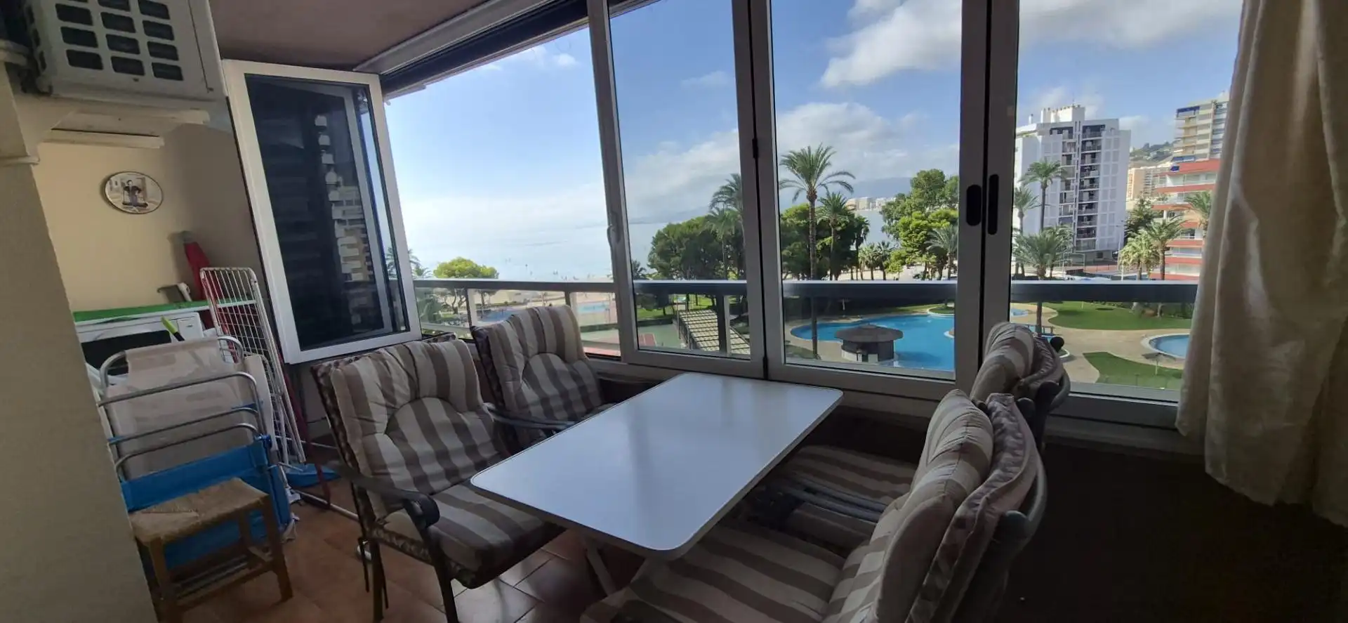 Terrace of Flat for rent in Cullera  with Air Conditioner, Terrace and Furnished