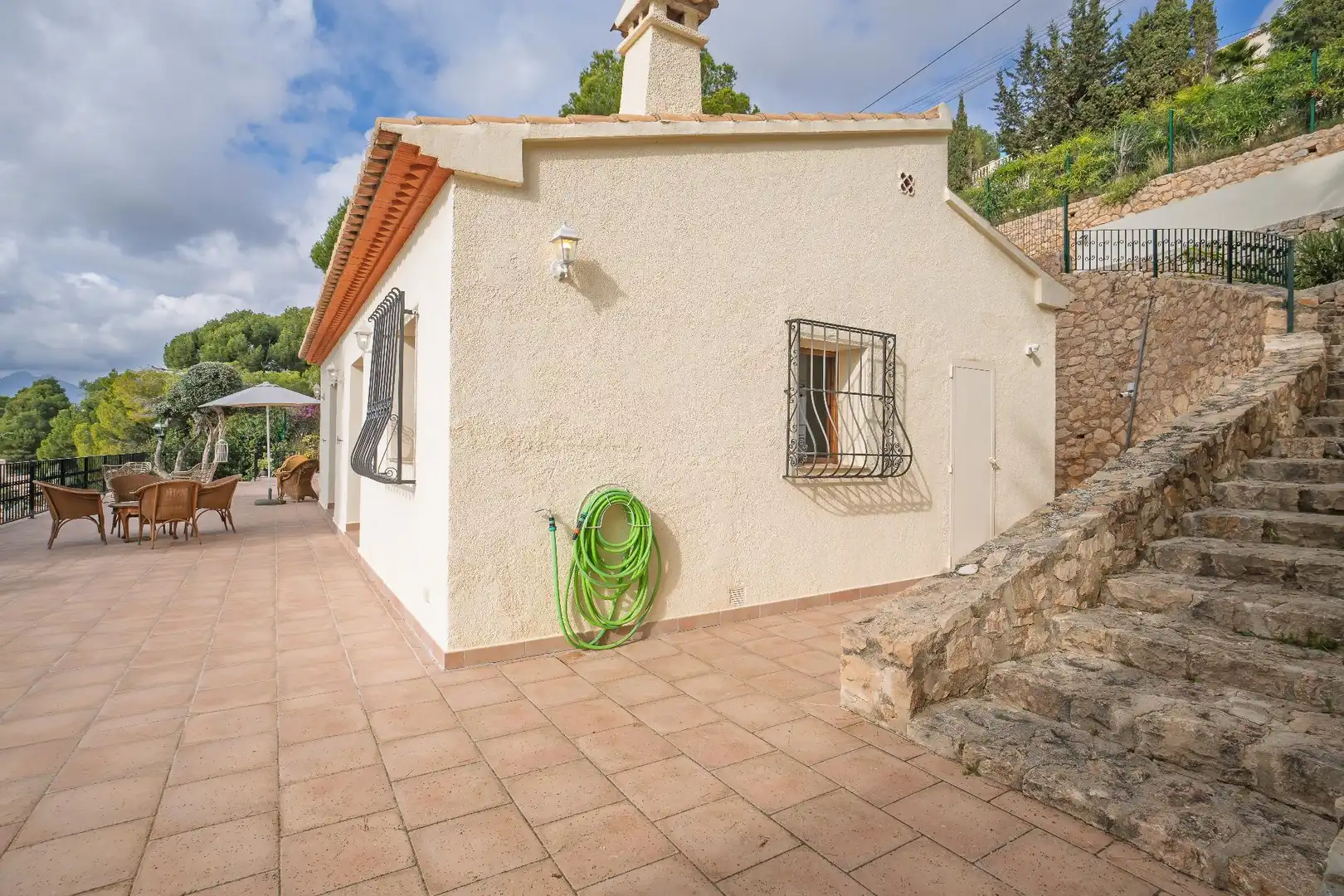 Vista exterior de Casa o chalet en venta en Altea con Aire acondicionado, Calefacción y Piscina