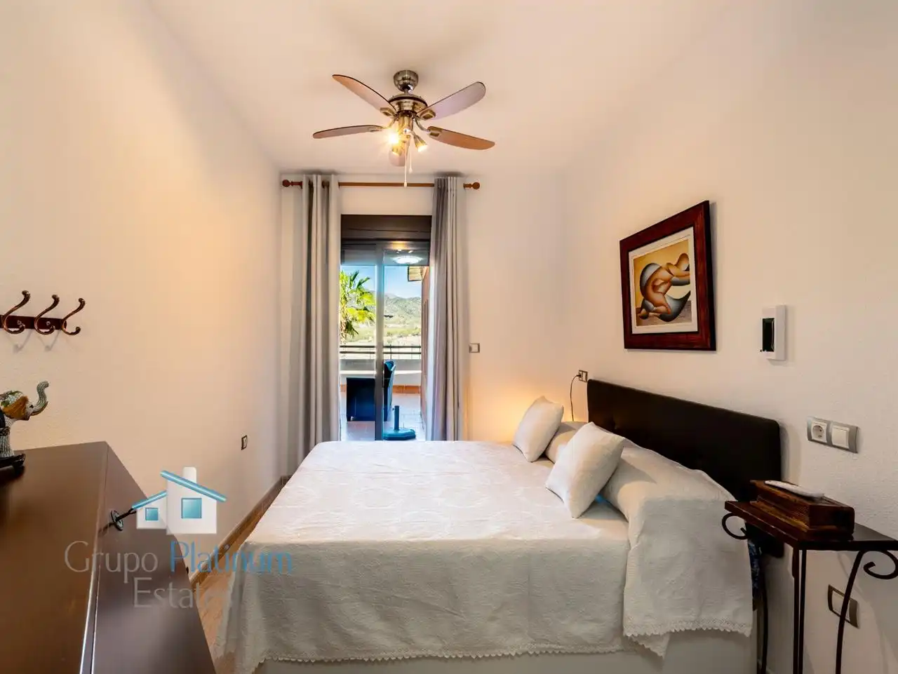 Dormitori de Apartament en venda en Pulpí amb Aire condicionat, Terrassa i Piscina