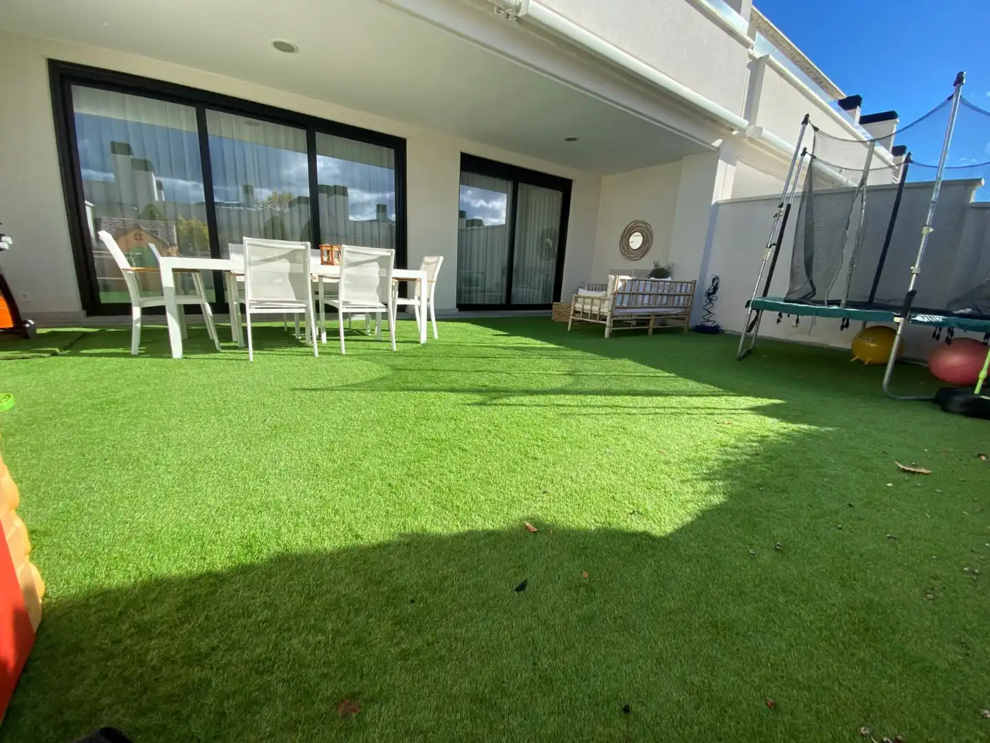 Terrassa de Casa adosada en venda en Boadilla del Monte amb Calefacció, Jardí privat i Terrassa