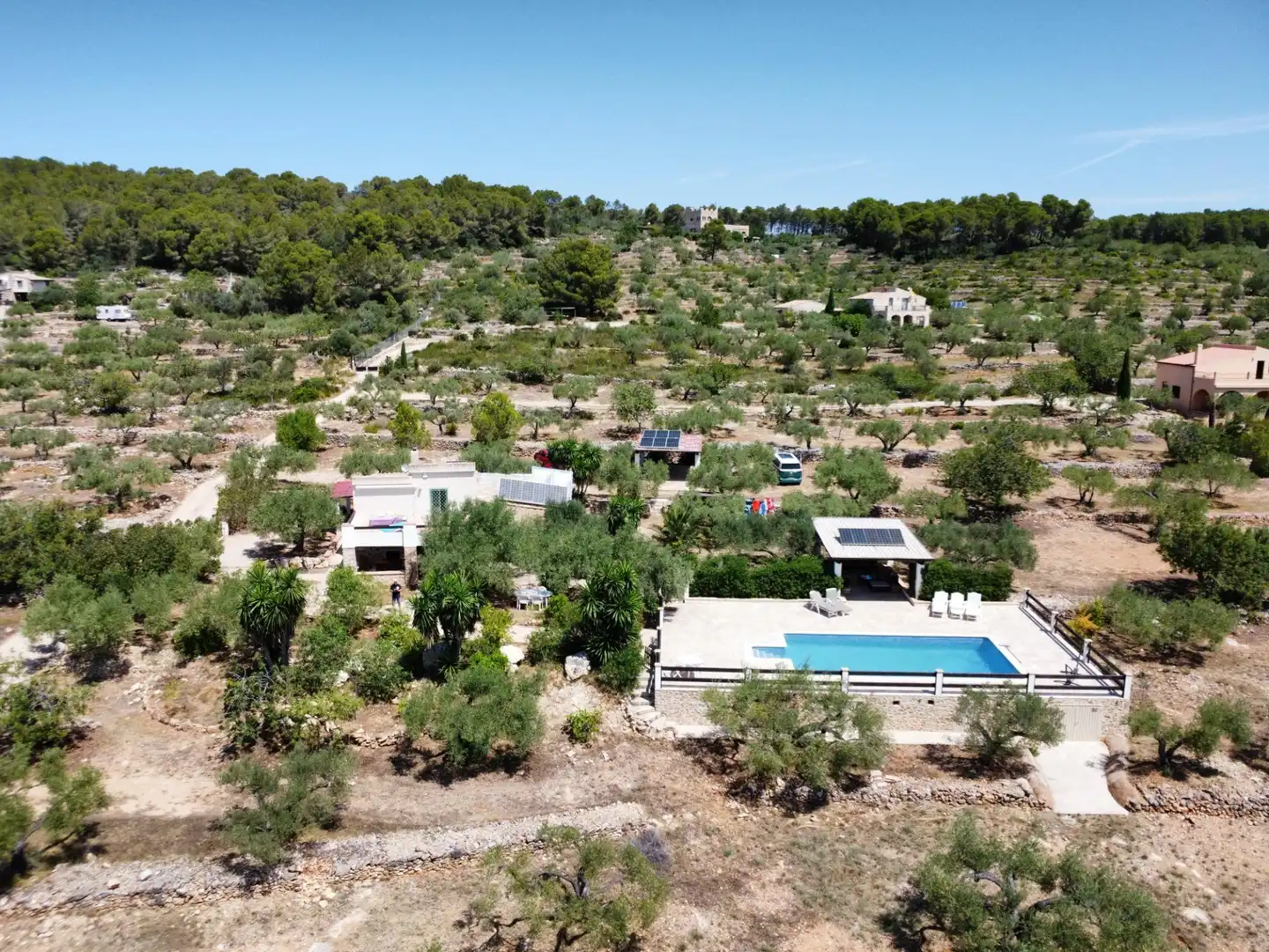 Garten von Country house zum Verkauf in L'Ametlla de Mar  mit Privatgarten, Terrasse und Schwimmbad