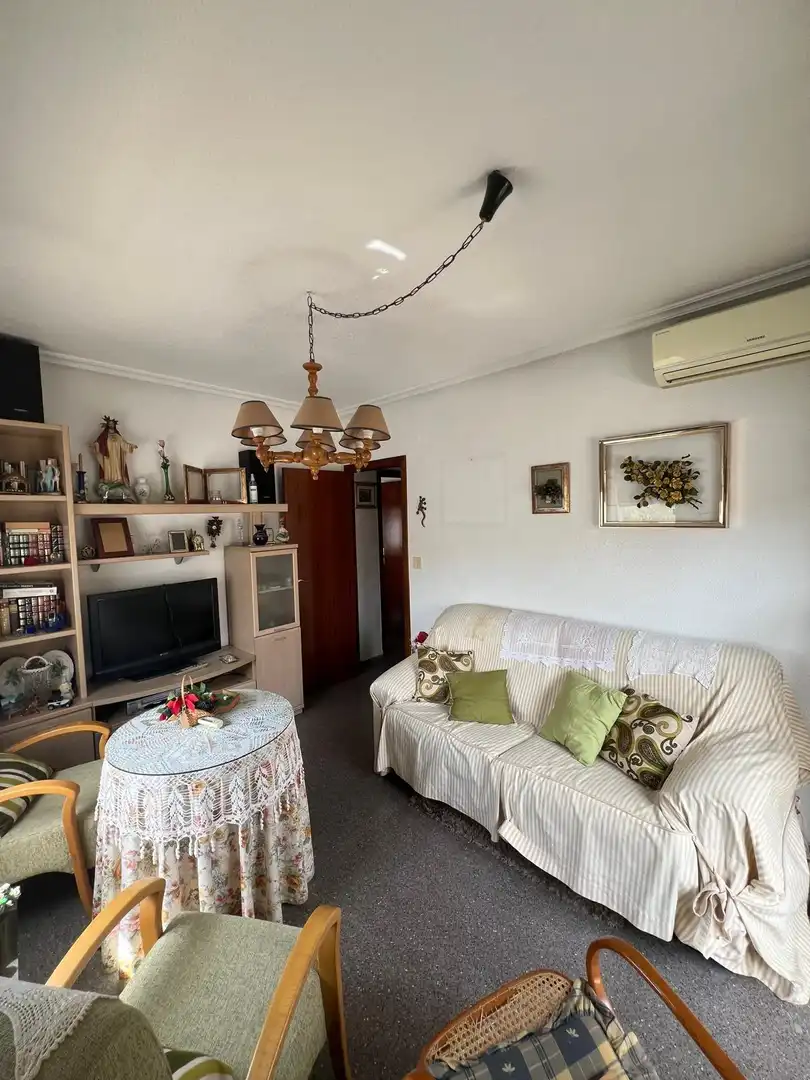 Living room of Flat for sale in Murcia  with Storage room, Furnished and Balcony