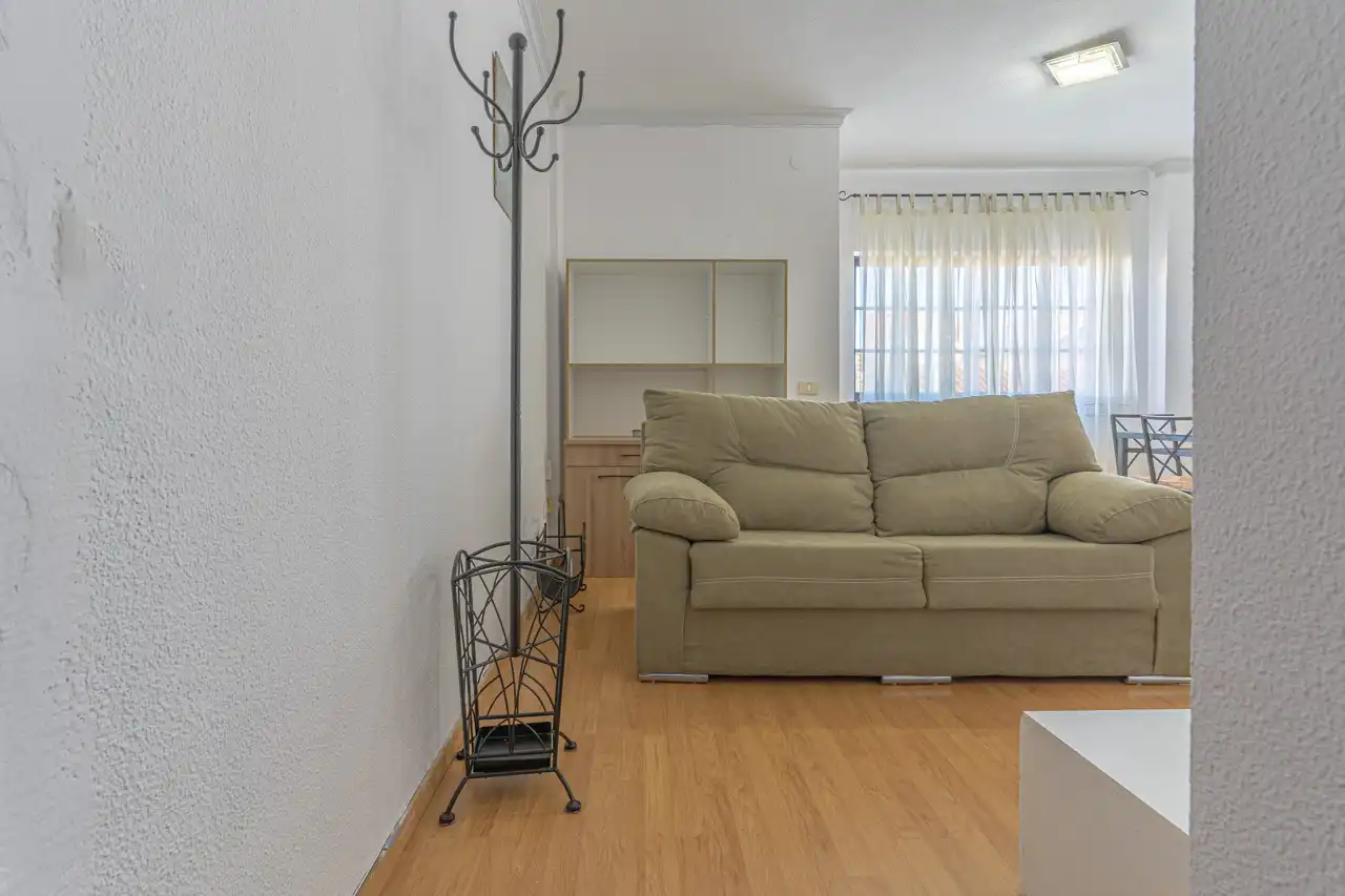 Sala d'estar de Pis de lloguer amb opció a compra en San Cristóbal de la Laguna amb Parquet, Moblat i Forn