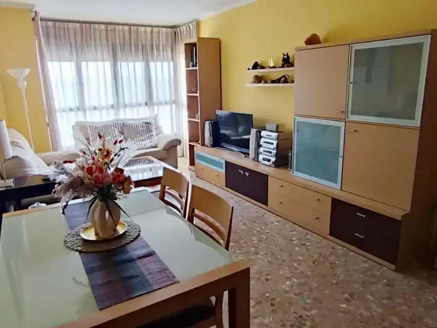 Wohnzimmer von Wohnung zur Miete in  Valencia Capital mit Klimaanlage