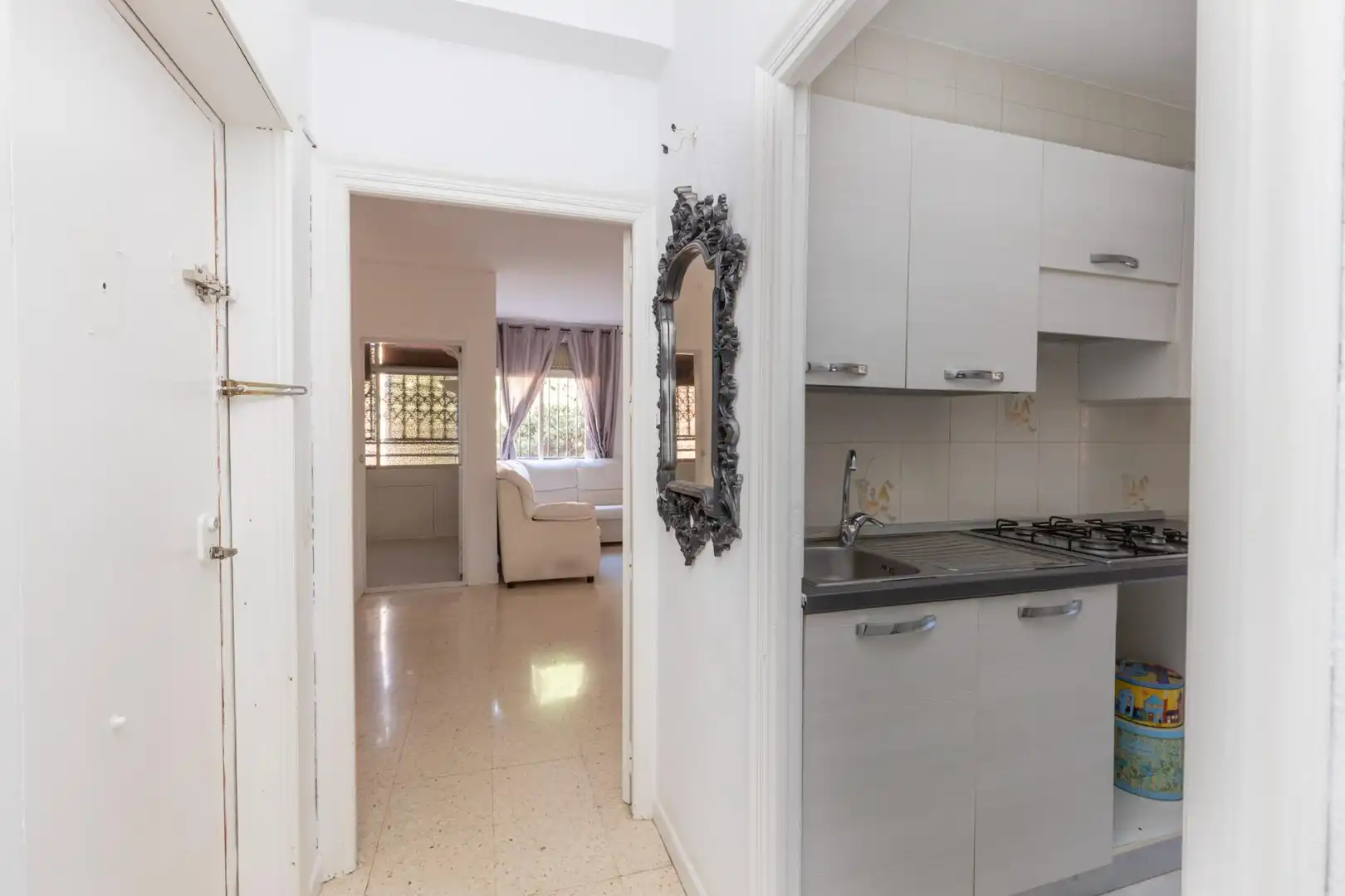Kitchen of Flat for sale in Granada  with Air Conditioner and Terrace