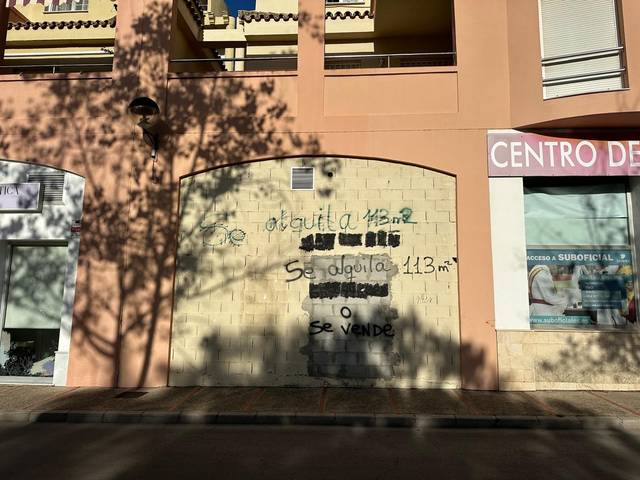 Local comercial en Alquiler en Hornos Púnicos