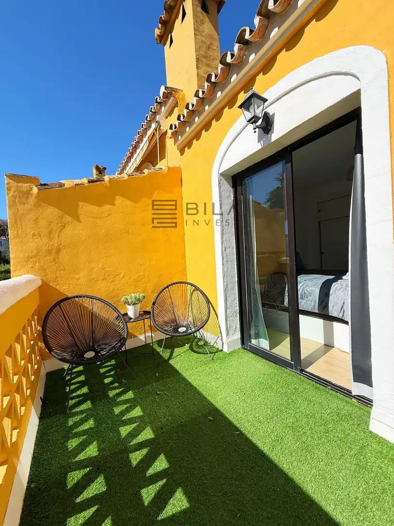 Terrassa de Casa adosada en venda en Mijas amb Aire condicionat, Terrassa i Piscina