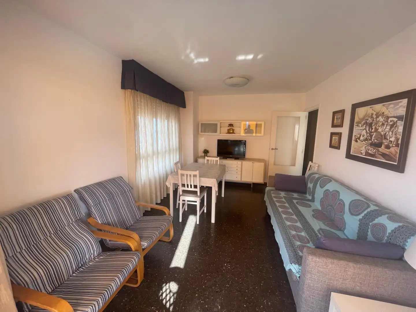 Living room of Apartments for sale in Benicasim / Benicàssim  with Private garden, Terrace and Community pool