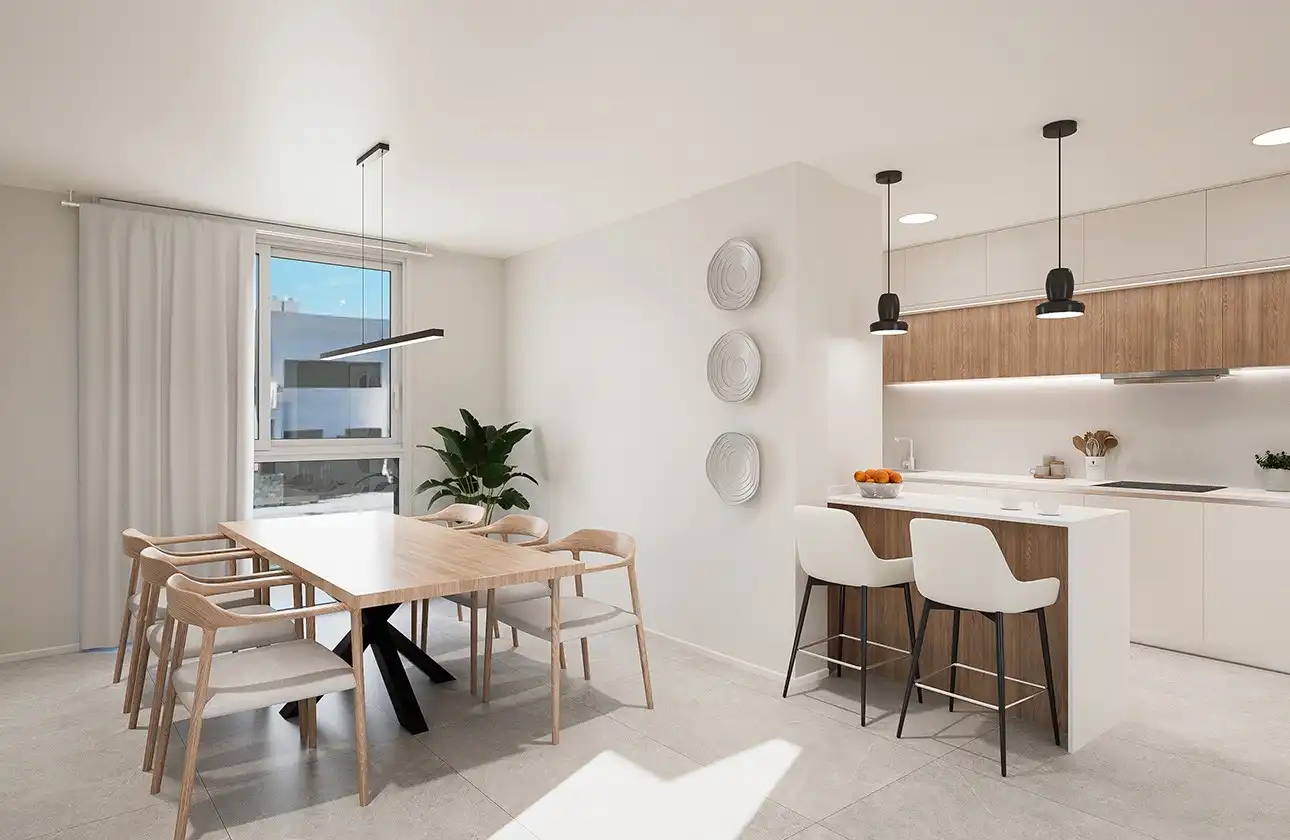 Comedor de Apartamento en venta en Pilar de la Horadada con Aire acondicionado, Calefacción y Terraza