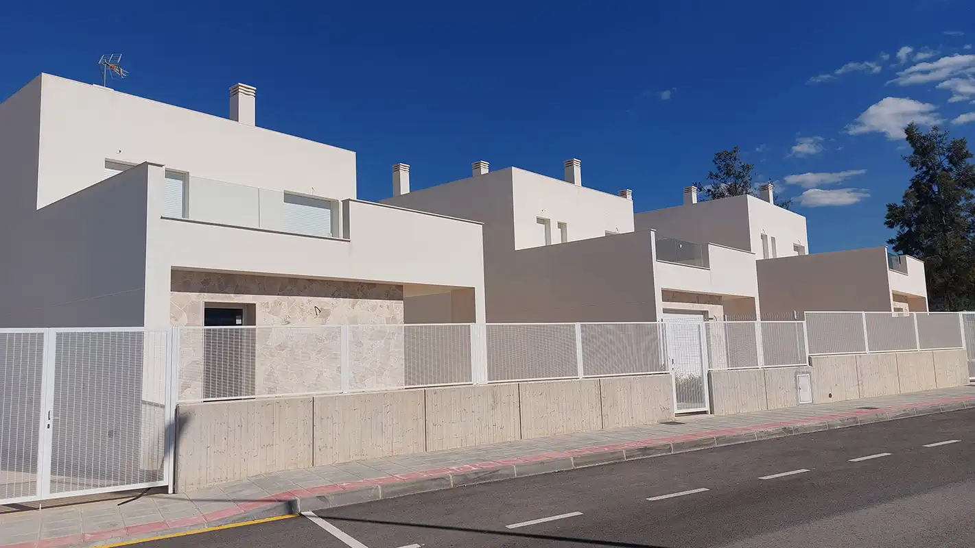 Vista exterior de Casa o chalet en venta en Hondón de las Nieves / El Fondó de les Neus con Aire acondicionado, Calefacción y Jardín privado
