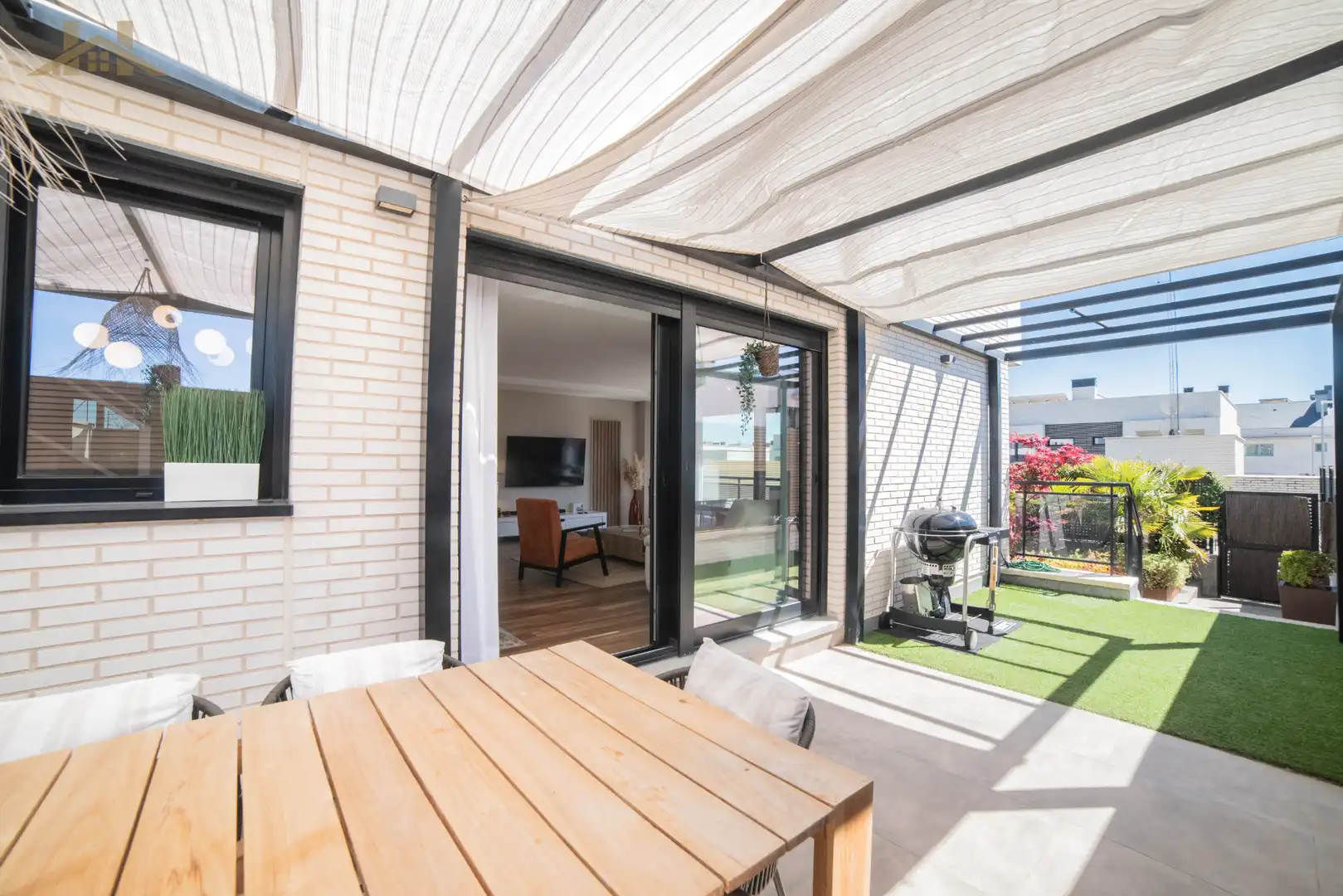 Terrasse von Haus oder Chalet zum Verkauf in Boadilla del Monte mit Klimaanlage, Heizung und Privatgarten