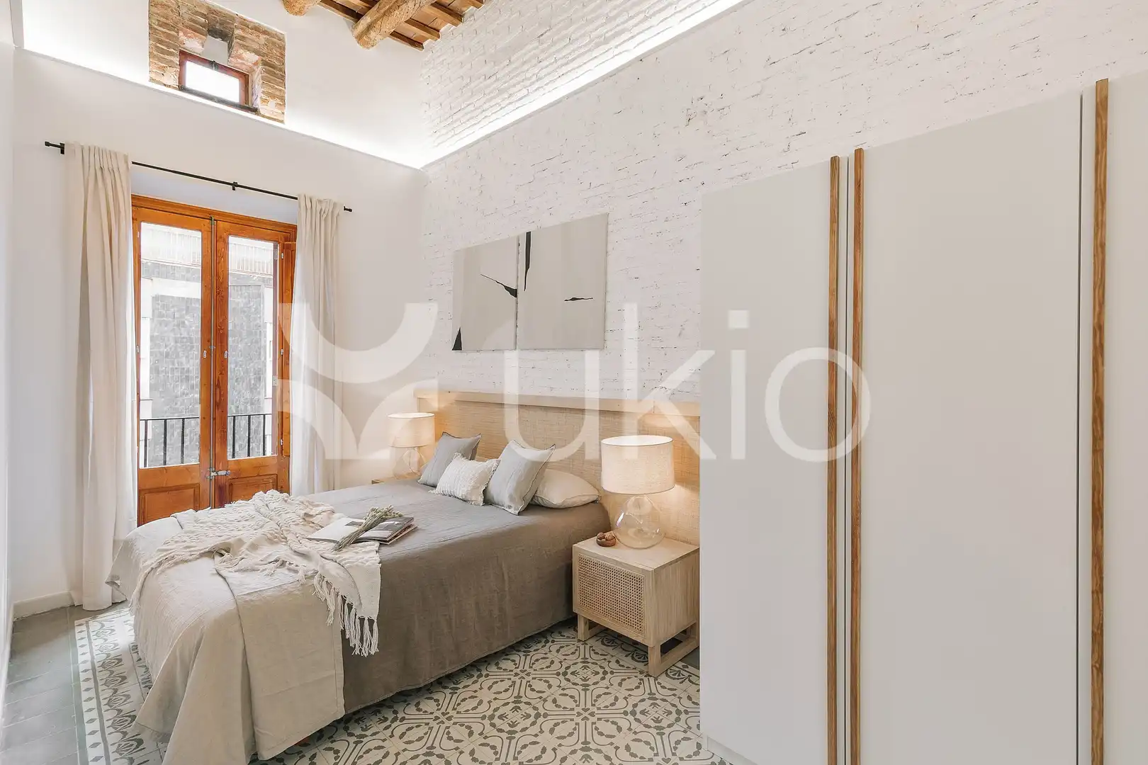 Bedroom of Apartments for rent in Barcelona  with Air Conditioner, Heating and Terrace