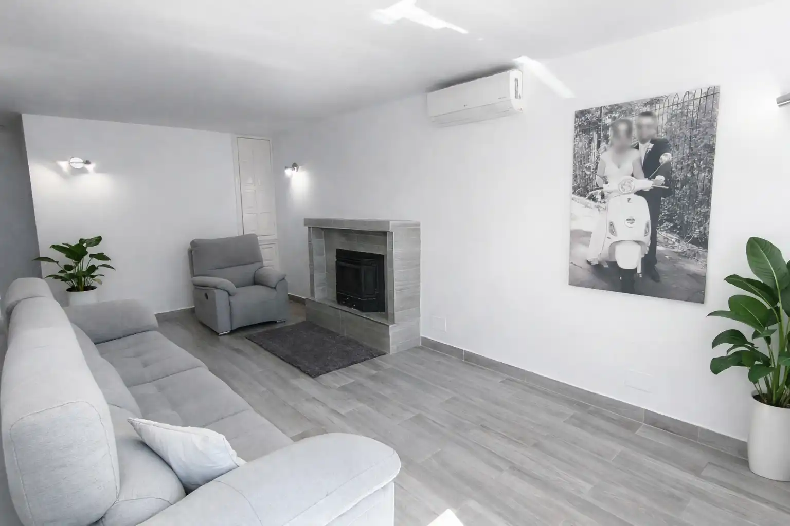 Sala de estar de Casa o chalet en venta en Turre con Aire acondicionado, Calefacción y Jardín privado