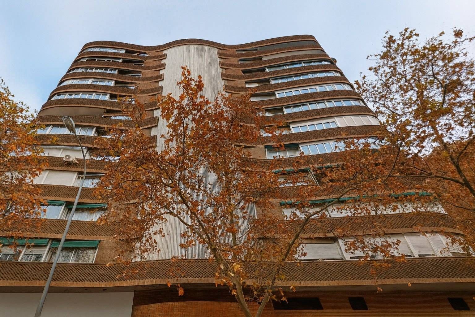 Exterior view of Flat for sale in  Madrid Capital  with Heating, Parquet flooring and Terrace