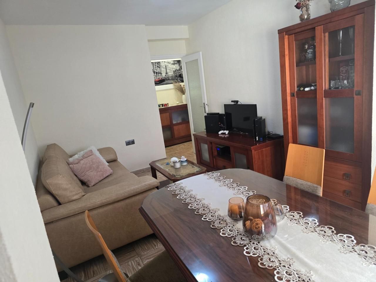 Sala d'estar de Pis en venda en Alicante / Alacant amb Aire condicionat i Terrassa