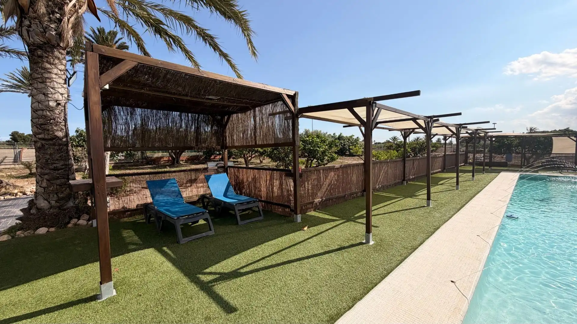 Terrasse von Haus oder Chalet zum Verkauf in Elche / Elx mit Klimaanlage, Heizung und Privatgarten