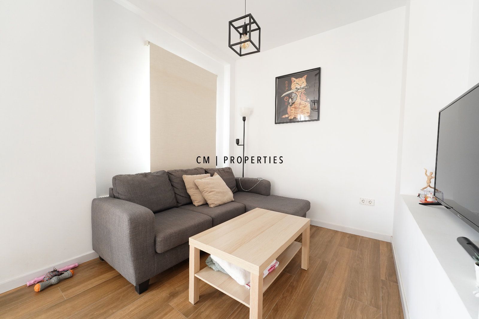 Living room of Flat to rent in  Valencia Capital  with Air Conditioner, Heating and Parquet flooring