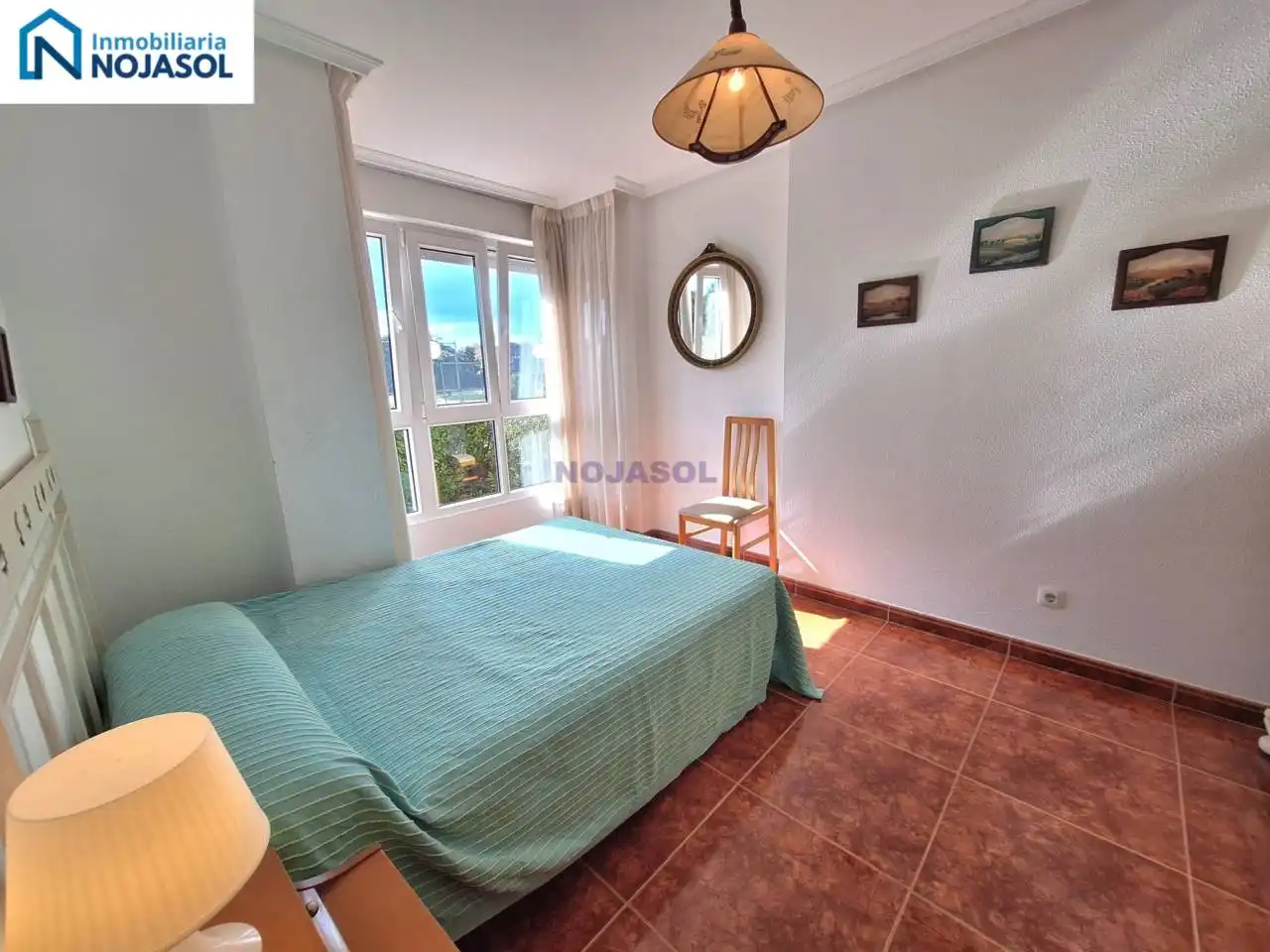 Schlafzimmer von Wohnung zur Miete in Noja mit Heizung, Privatgarten und Terrasse