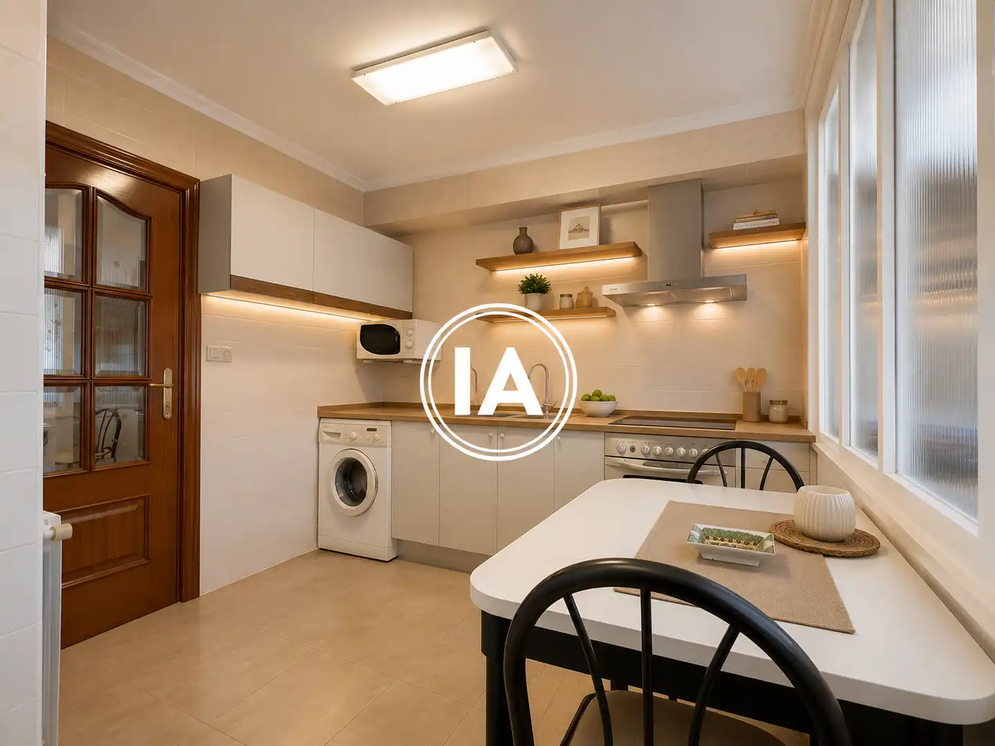 Küche von Wohnung zum Verkauf in Zaldibar mit Heizung, Möbliert und Ofen