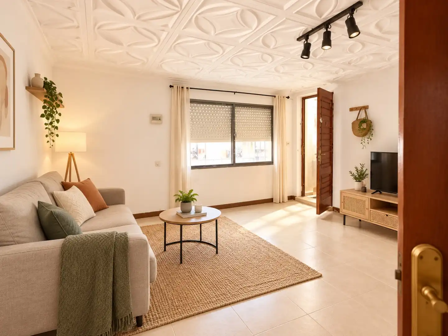 Living room of Flat for sale in Dolores  with Air Conditioner, Terrace and Balcony