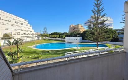 Jardí de Planta baixa en venda en Roquetas de Mar amb Jardí privat, Terrassa i Piscina comunitària
