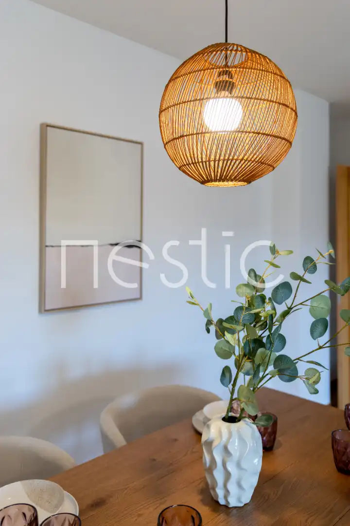 Dormitori de Apartament de lloguer en Madrid amb Aire condicionat, Calefacció i Moblat
