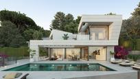 Vista exterior de Casa o xalet en venda en Málaga Capital amb Aire condicionat, Jardí privat i Terrassa