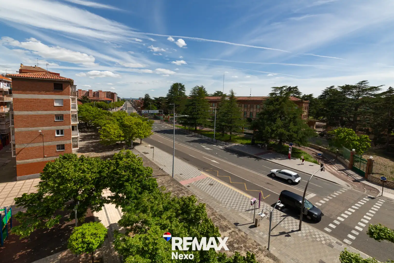Exterior view of Flat for sale in Palencia  with Air Conditioner, Terrace and Storage room