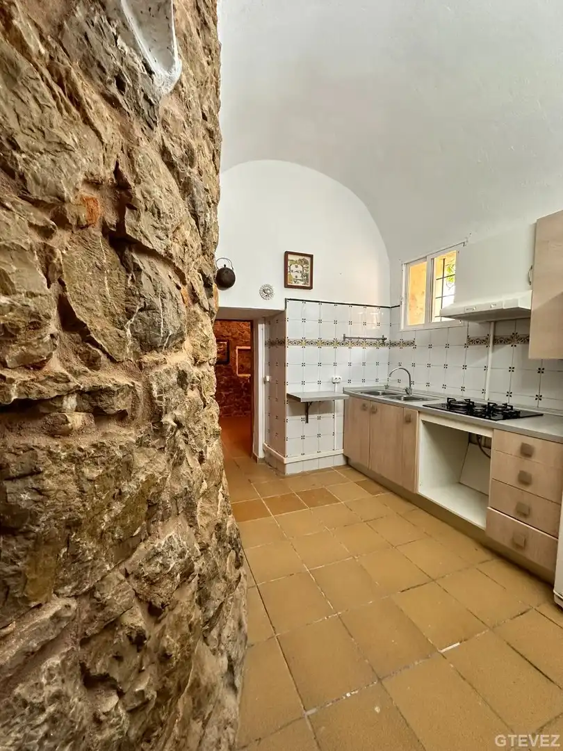 Cuina de Finca rústica en venda en Binissalem amb Calefacció, Terrassa i Traster