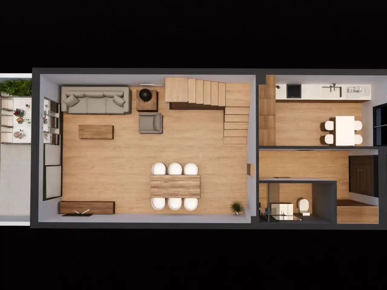 Casa aparellada en venda a Carrer Blas de Otero 35, imagen 3