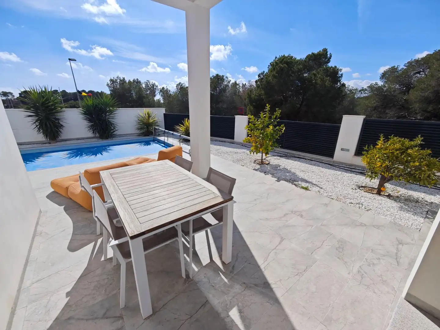 Jardín de Casa o chalet en venta en Pilar de la Horadada con Calefacción, Jardín privado y Terraza