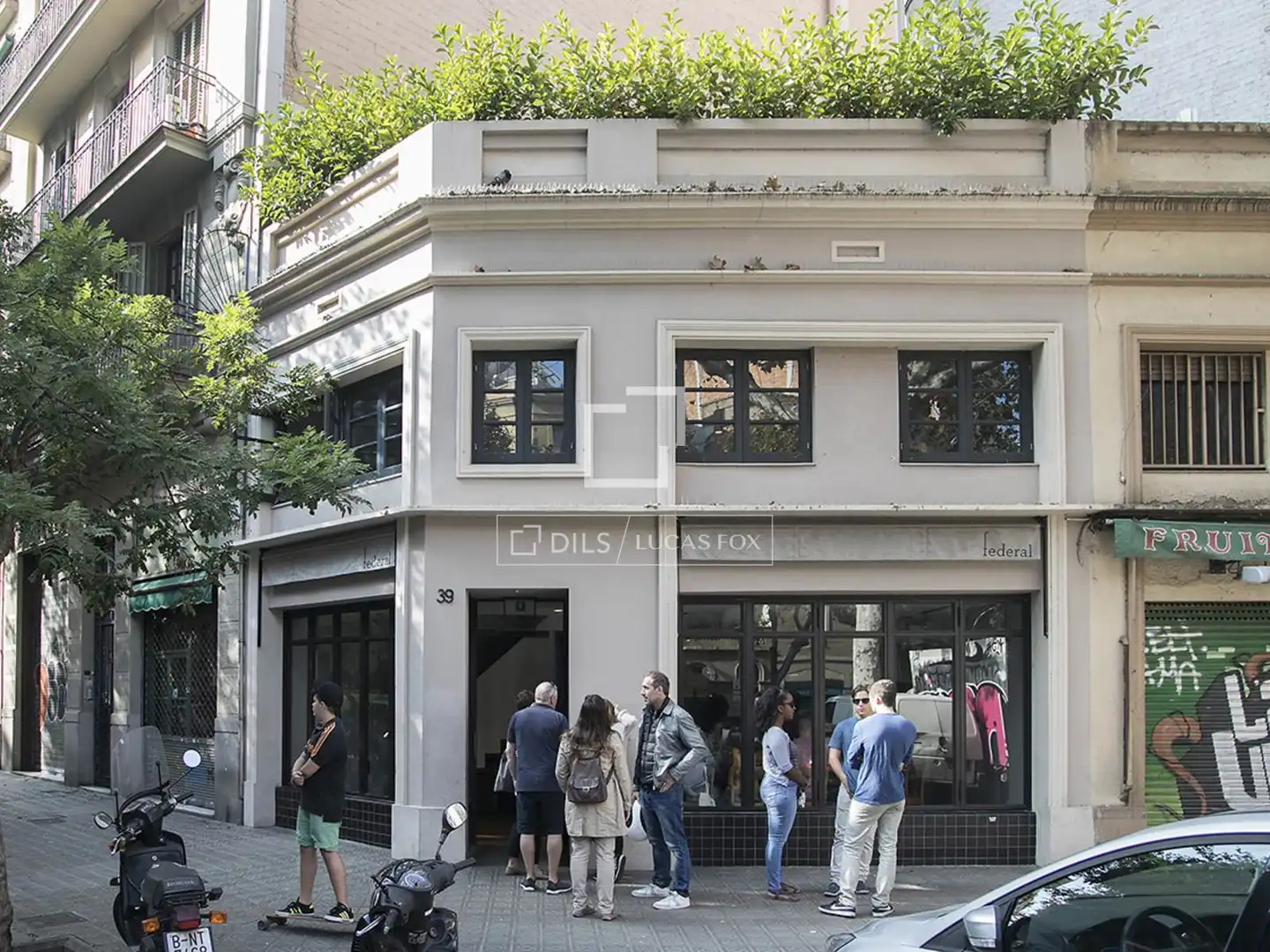 Vista exterior de Piso en venta en Barcelona con Aire acondicionado y Balcón