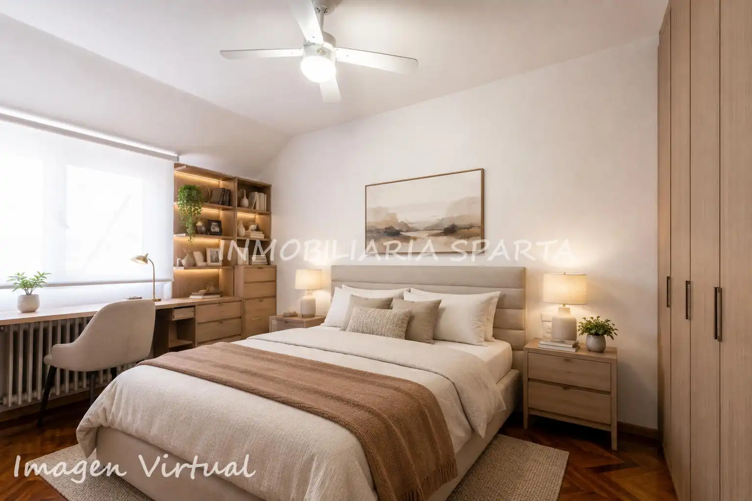 Bedroom of Duplexes for sale in Ciudad Real  with Air Conditioner, Heating and Parquet flooring