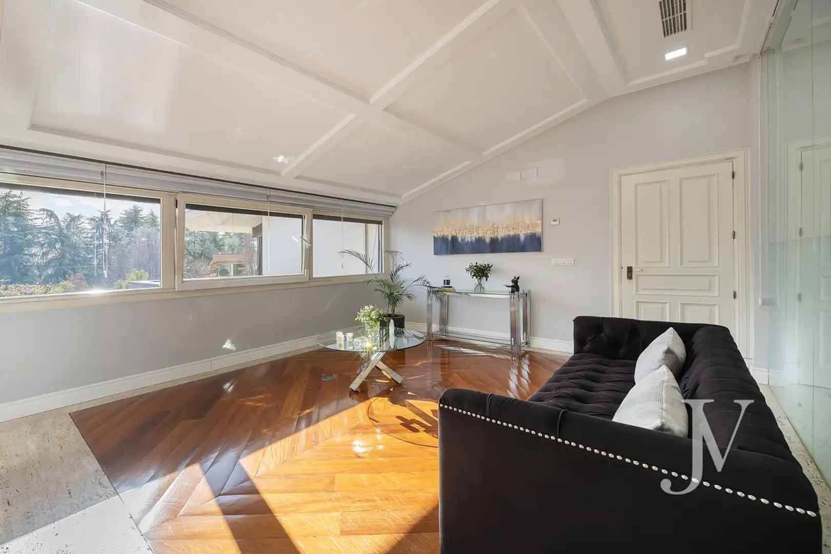 Sala de estar de Casa o chalet en venta en Madrid con Aire acondicionado, Calefacción y Jardín privado