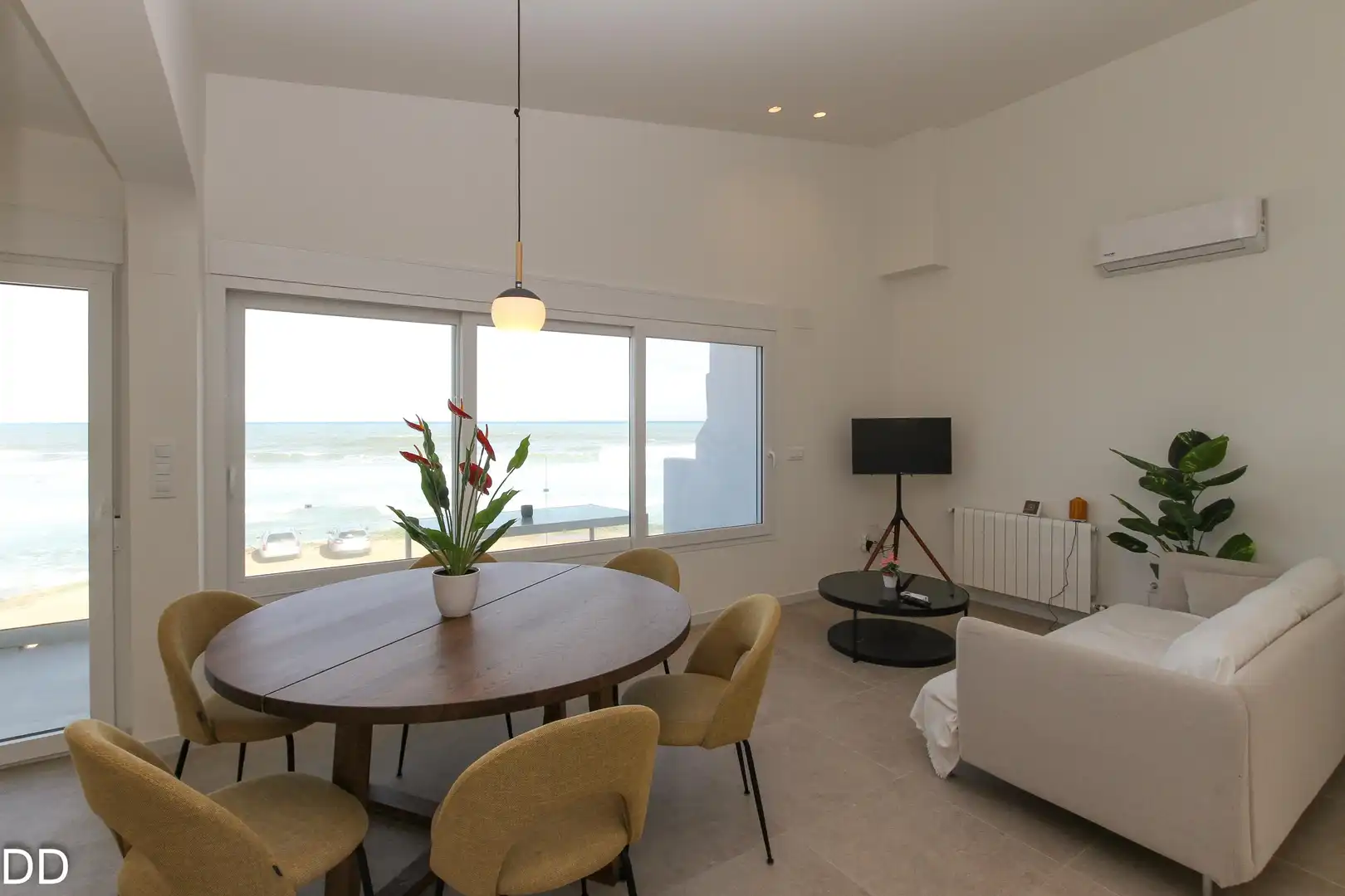 Sala de estar de Casa o chalet de alquiler en Dénia con Aire acondicionado, Terraza y Amueblado