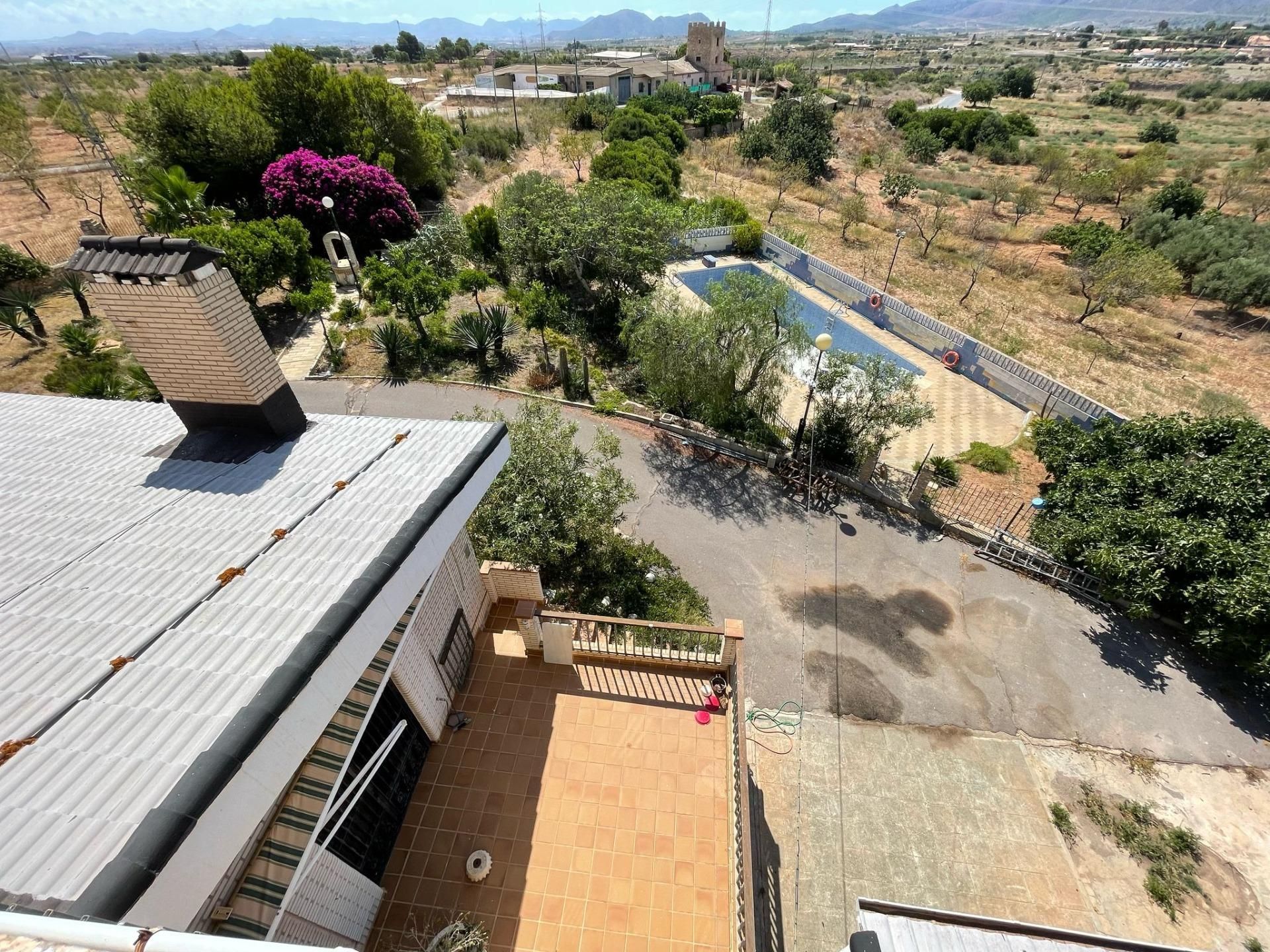 Vista exterior de Finca rústica en venda en Cartagena amb Jardí privat, Terrassa i Piscina comunitària