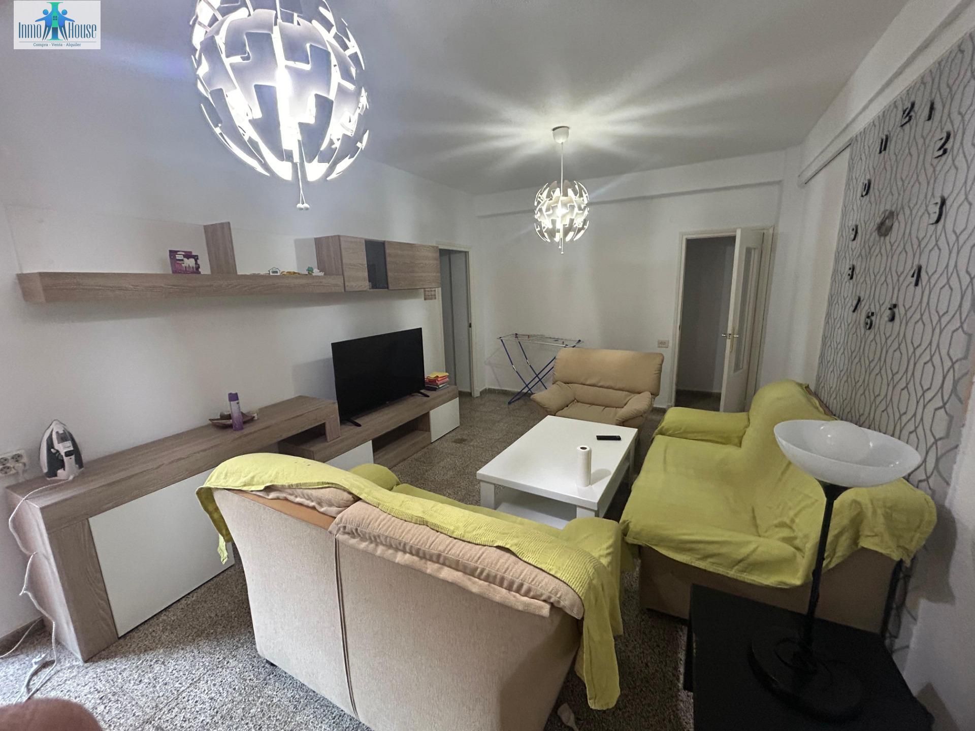 Living room of Flat for sale in  Albacete Capital  with Heating and Balcony