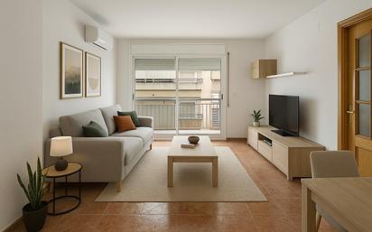 Living room of Flat for sale in Gavà  with Heating, Private garden and Terrace
