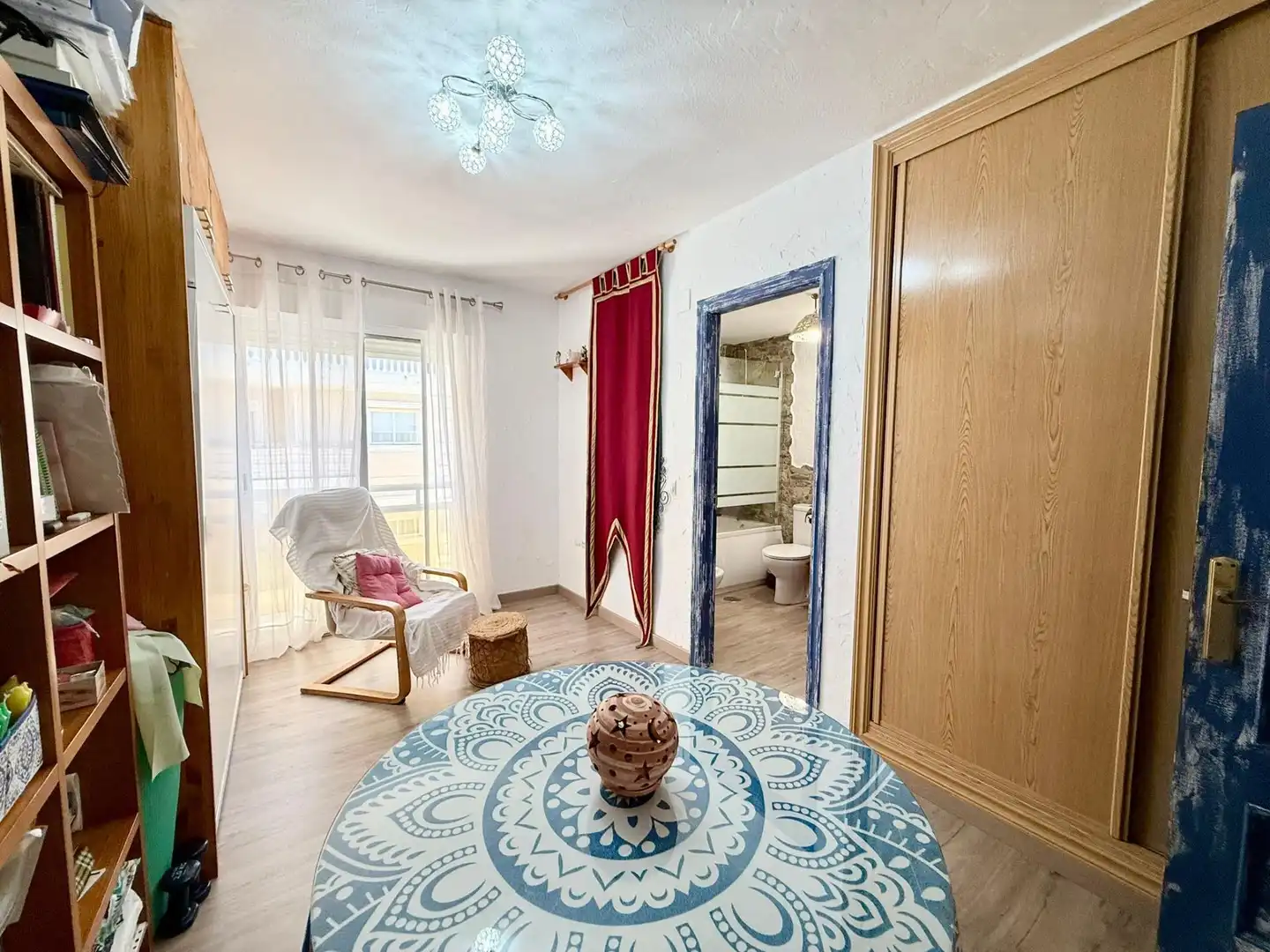 Bedroom of Flat for sale in Roquetas de Mar  with Air Conditioner, Terrace and Furnished