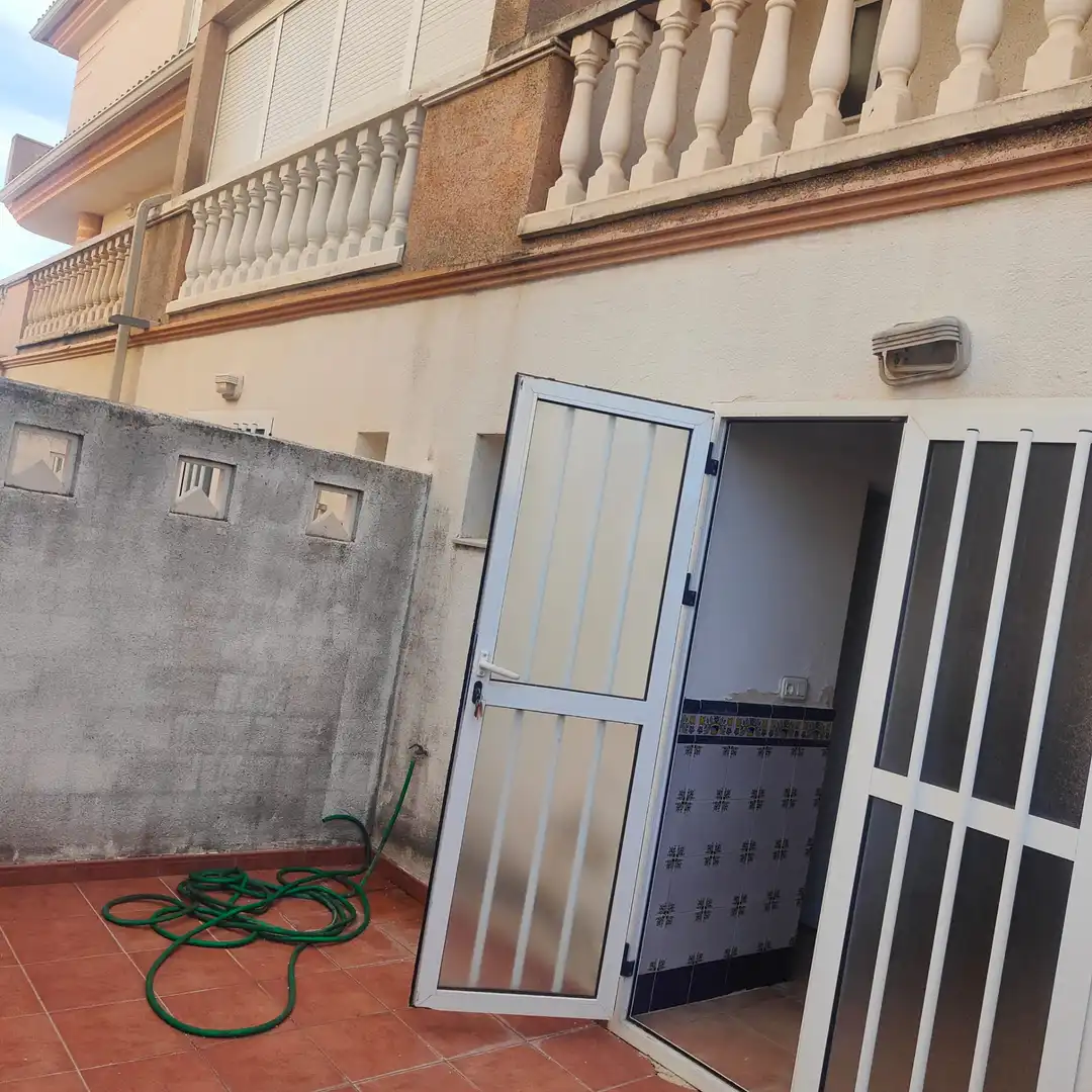 Terraza de Casa adosada de alquiler en Xeraco con Aire acondicionado, Amueblado y Se aceptan mascotas