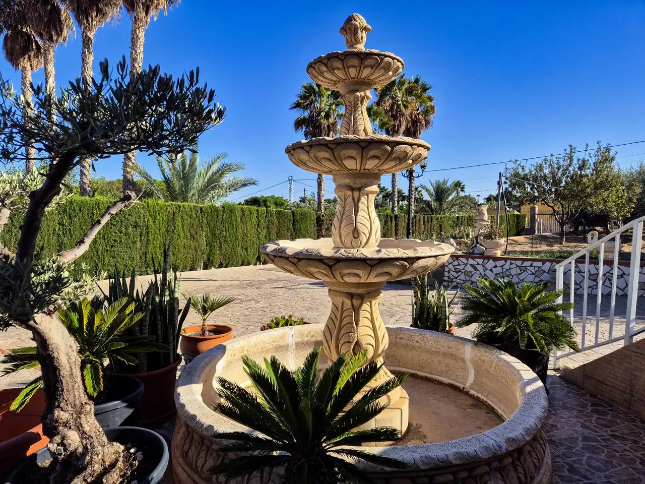 Jardín de Casa o chalet en venta en Elche / Elx con Aire acondicionado y Balcón