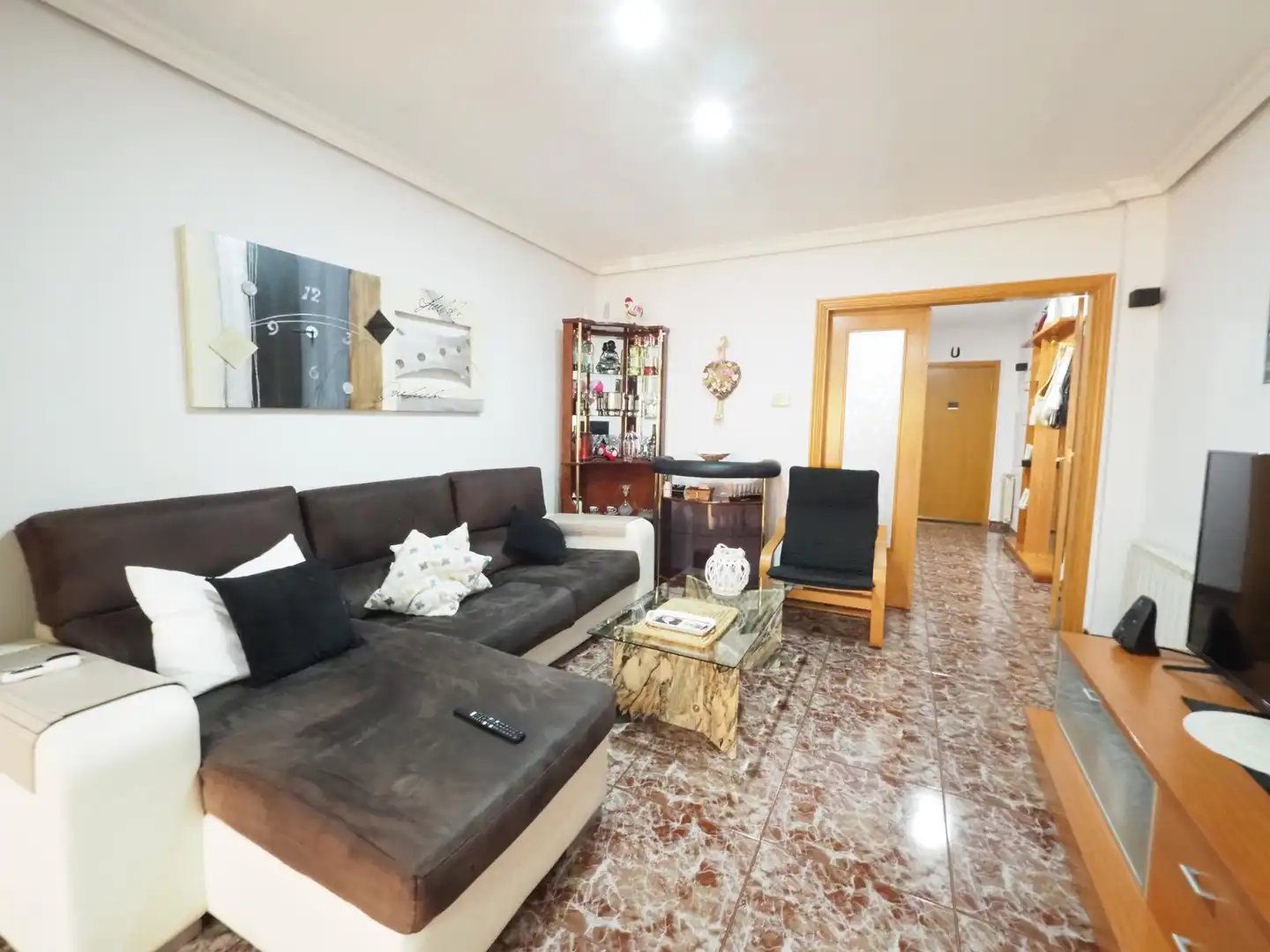 Sala de estar de Piso en venta en Terrassa con Calefacción y Terraza