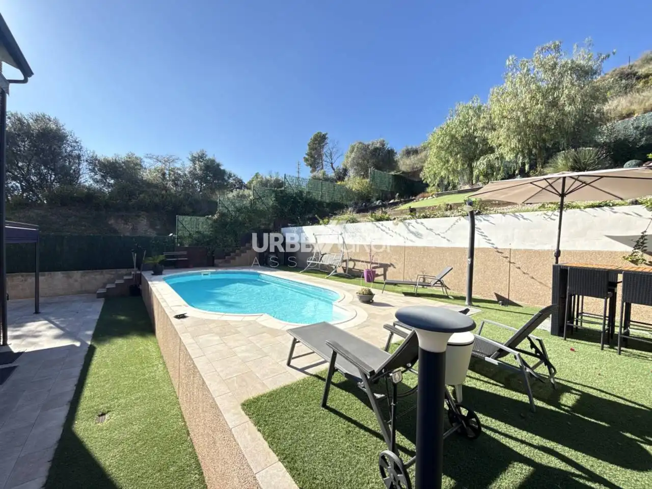 Piscina de Casa o xalet en venda en Masquefa amb Aire condicionat, Calefacció i Jardí privat