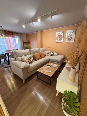 Living room of Flat for sale in  Granada Capital  with Furnished