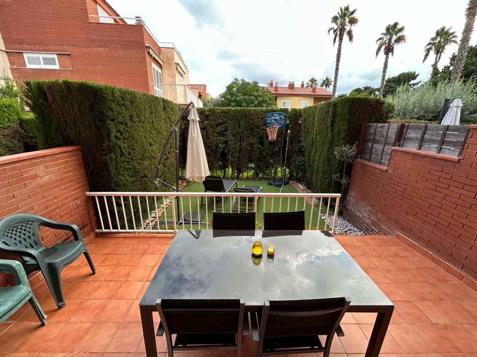 Jardí de Casa adosada en venda en Altafulla amb Calefacció, Terrassa i Moblat